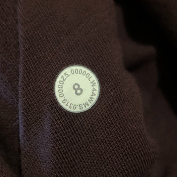 Lululemon Scuba full Zip Hoodie Light Cotton Fleece size 8 - Picture 8 of 10